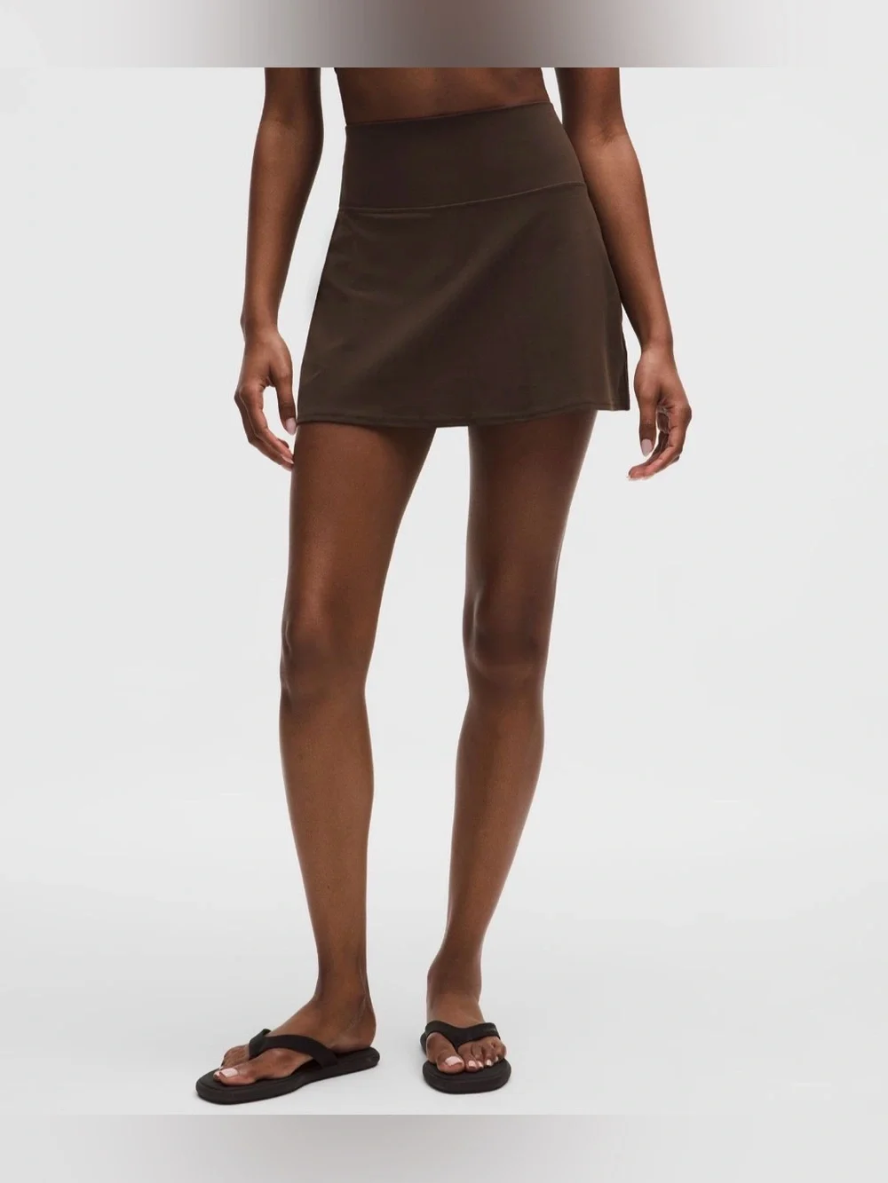 Lululemon Align High Rise Skirt Sz 10 Walnut Crunch NWT